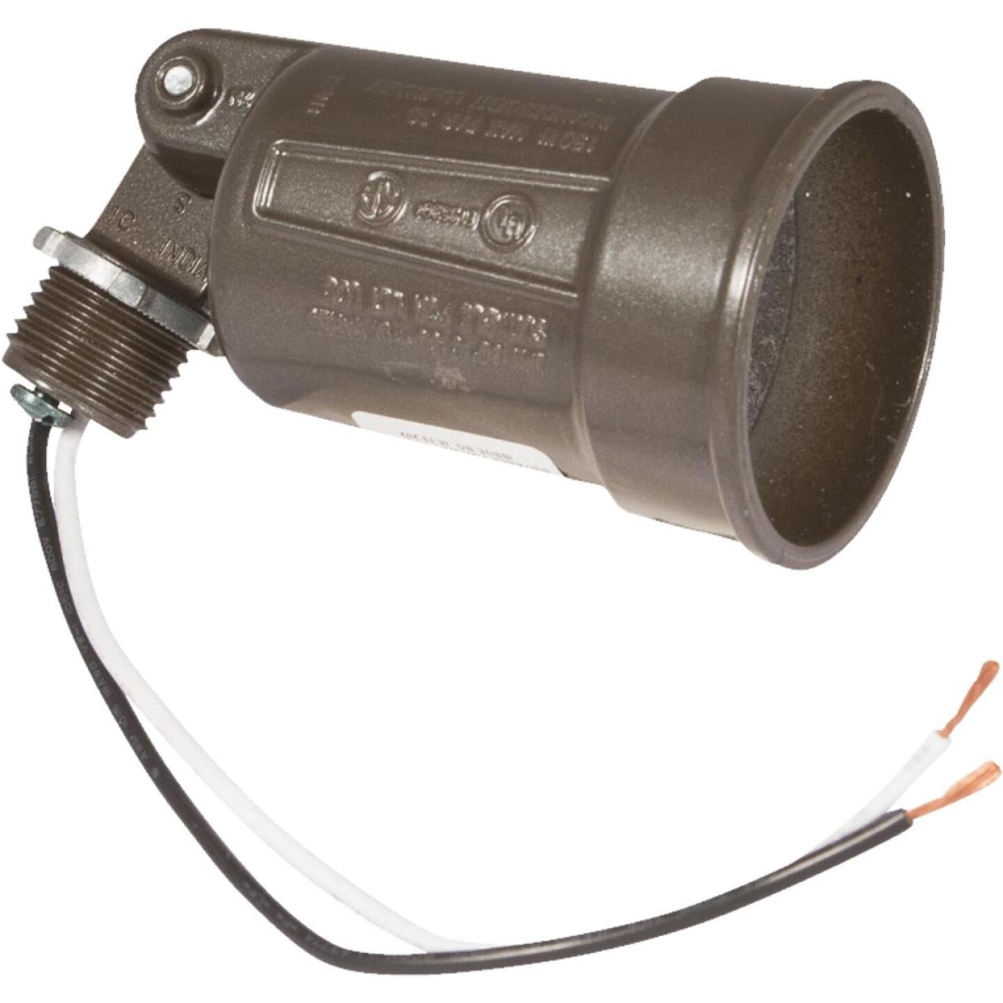 Bell 150W PAR38 Bronze Single Bulb Weatherproof Outdoor Lampholder, Shrink Wrapped Online now