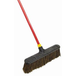 Bulldozer Push Broom, Rough Surface, Palmyra Bristles, 18-In. Online now