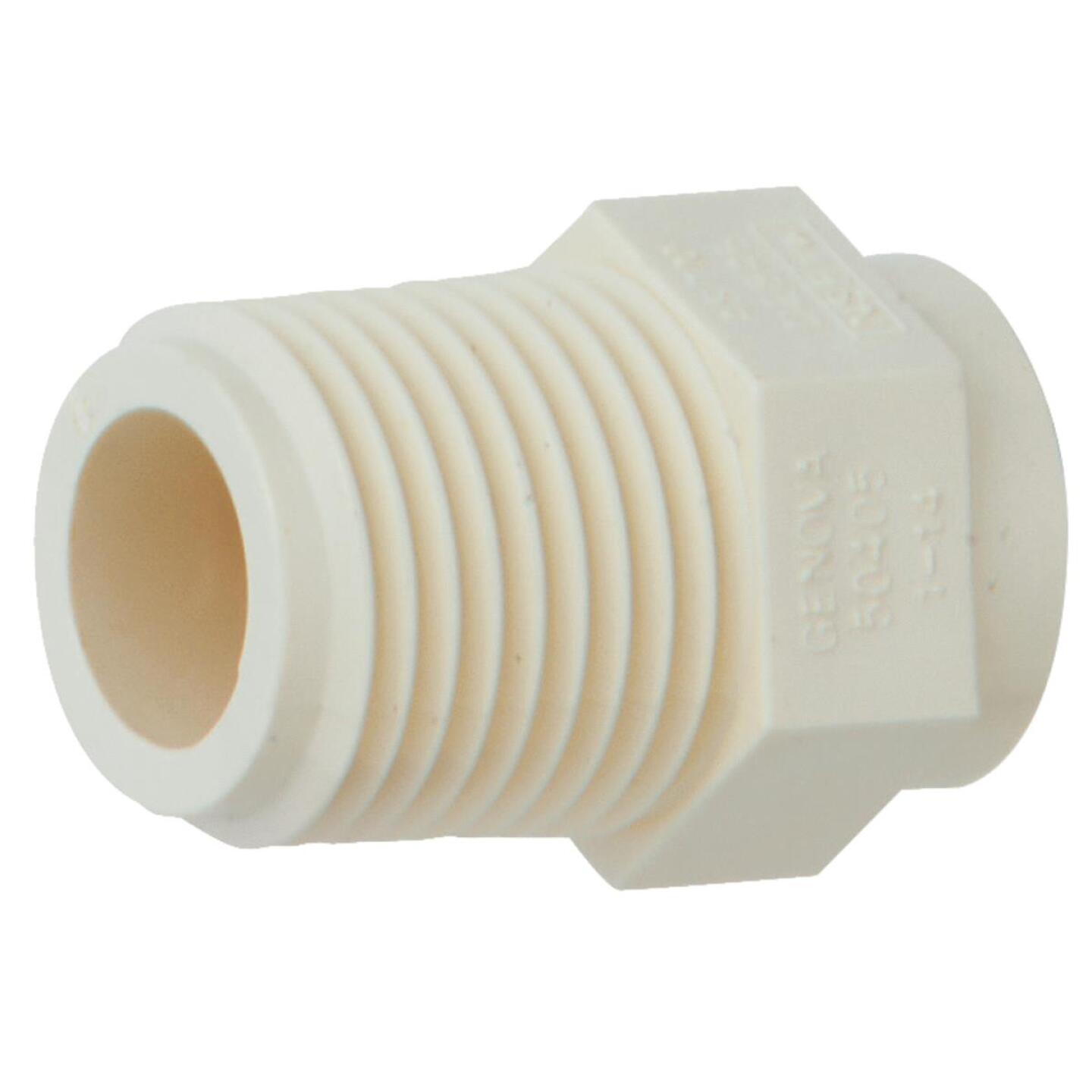 Charlotte Pipe 1/2 In. Male Thread to CPVC Adapter Supply