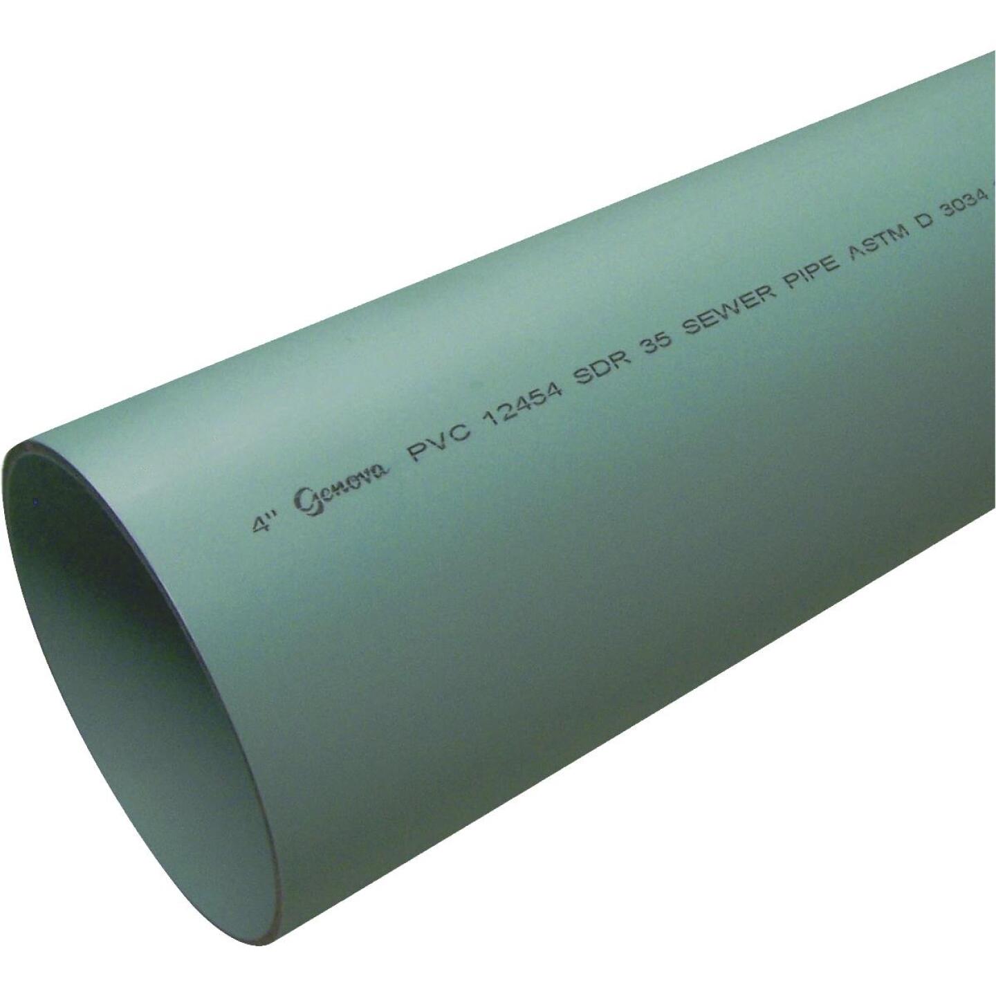 Charlotte Pipe 4 In. x 10 Ft. Solid SDR35 PVC Drain & Sewer Pipe, Belled End Sale