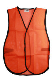 C.H Hanson Safety Vest-Soft Mesh Orange Fluorescent Sale