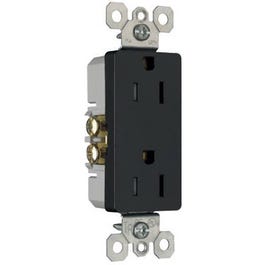 Child Safety Outlet, Black, 2-Pole, 15-Amp, 125-Volt Online Sale