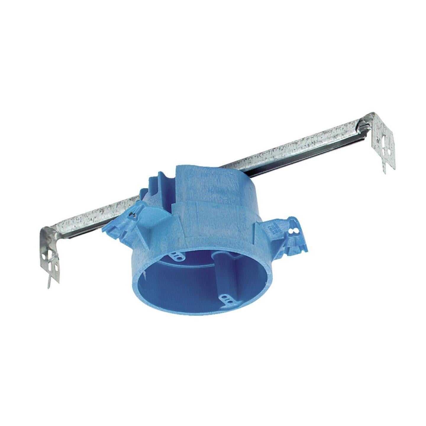 Carlon SuperBlue 50 Lb. Rating Bracket Thermoplastic Molded Ceiling Box Supply