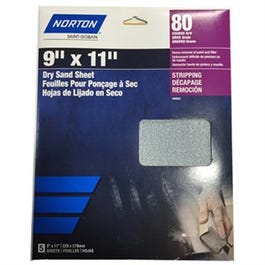 Ceramic Sandpaper, Coarse, 80-Grit, 9 x 11-In., 3-Pk. Fashion