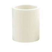 Charlotte Pipe 3/4 in. PVC Schedule 40 S x S Coupling, White PVC 02100 0800 Supply