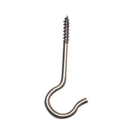 Ceiling Plant Hook, Antique Brass, 2.6 x .7-In., 5-Pk. Supply