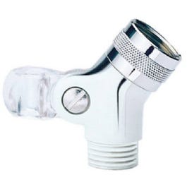Chrome Finish Handheld Swivel Connector With Pin Mount Connection on Sale