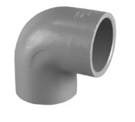 Charlotte Pipe & Foundry PVC 08300 1000HA 1/2-Inch PVC Schedule 80 S x S 90-Degree PVC Elbow 1/4 Bend Fashion