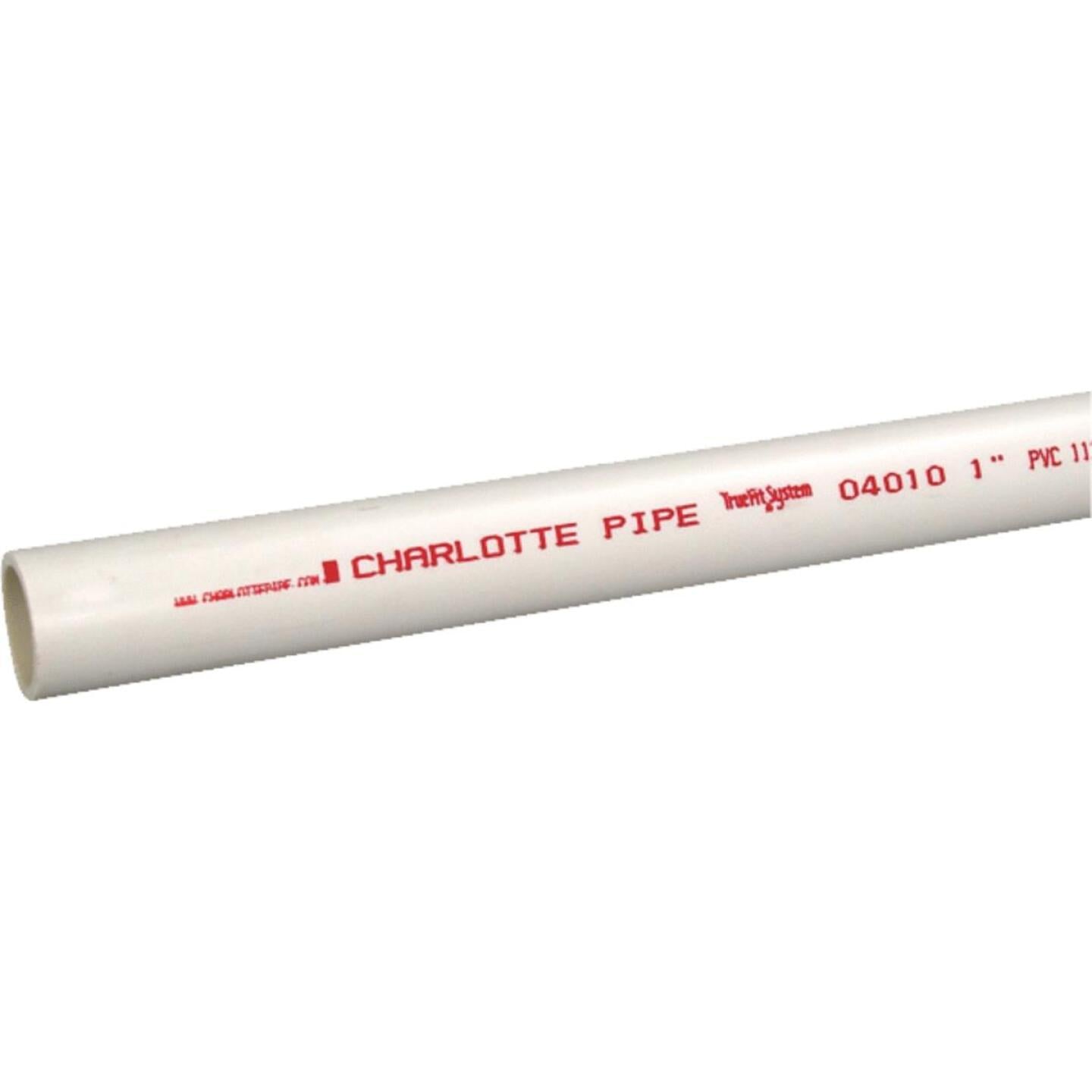 Charlotte Pipe 1 In. x 10 Ft.Cold Water Schedule 40 PVC Pressure Pipe Online Sale
