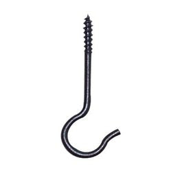 Ceiling Plant Hook, Black, 2.6 x .7-In., 5-Pk. Online Sale