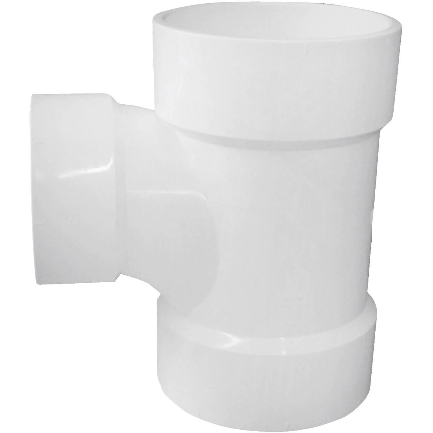 Charlotte Pipe 4 In. x 3 In. Reducing Sanitary PVC Tee Sale