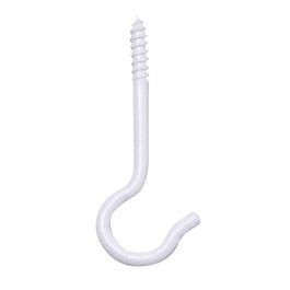 Ceiling Plant Hook, White, 2.6 x .7-In., 5-Pk. Online Hot Sale