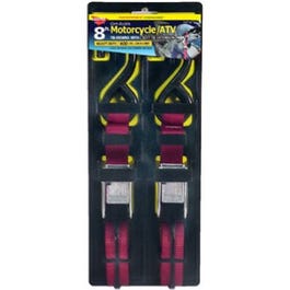 Cam Buckle Tie Down, 8-Ft., 2-Pk. Discount
