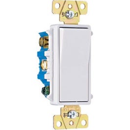 Decor Switch 4W 15A 120/277V White Supply