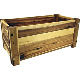 Crate-Style Wood Planter, 19 x 8.25-In. Sale