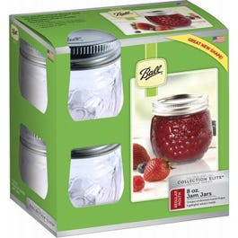 Collection Elite Jam Jars, 8-oz., 4-Pk. Hot on Sale
