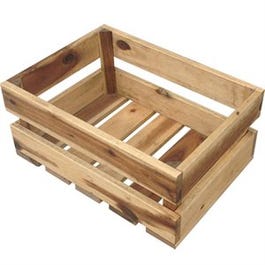 Crate-Style Wood Planter, 20.5 x 10.25-In. Online Sale