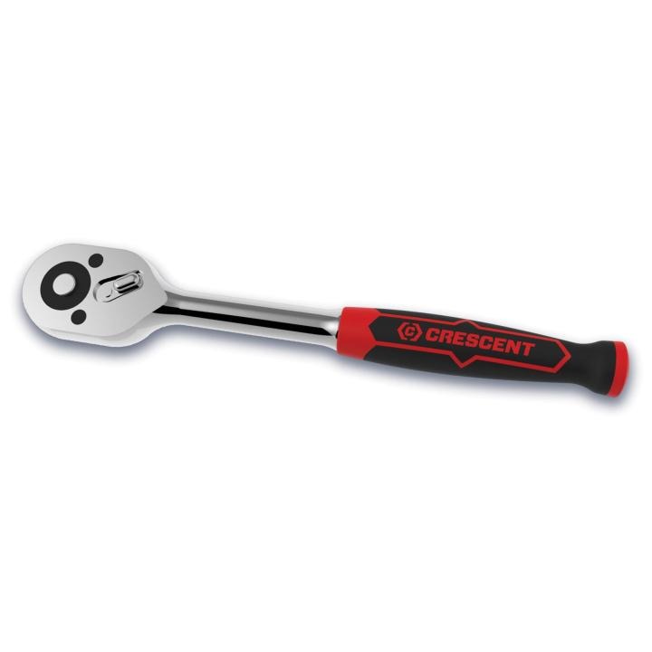 Crescent 3/8″ Drive 72-Tooth Quick Release Dual Material Teardrop Ratchet 8-1/2″ Online Hot Sale