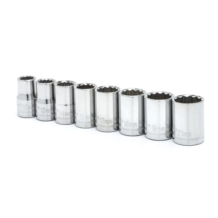 Crescent 8 Pc. 1/2″ Drive 12 Point Standard Metric Socket Set Online Sale
