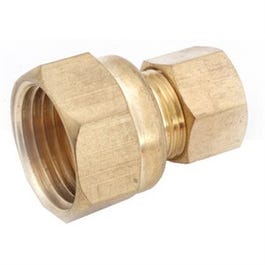 Compression Fitting, Connector, Lead-Free Brass, 1/2 Compression x 3/8-In. FPT Online Hot Sale