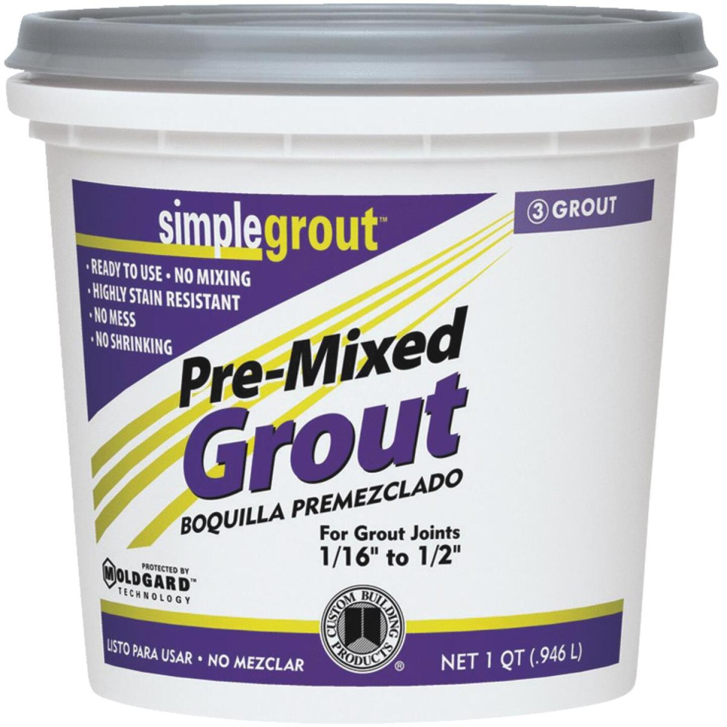 Custom Building Products Simplegrout Quart Delorean Gray Sanded Tile Grout Supply
