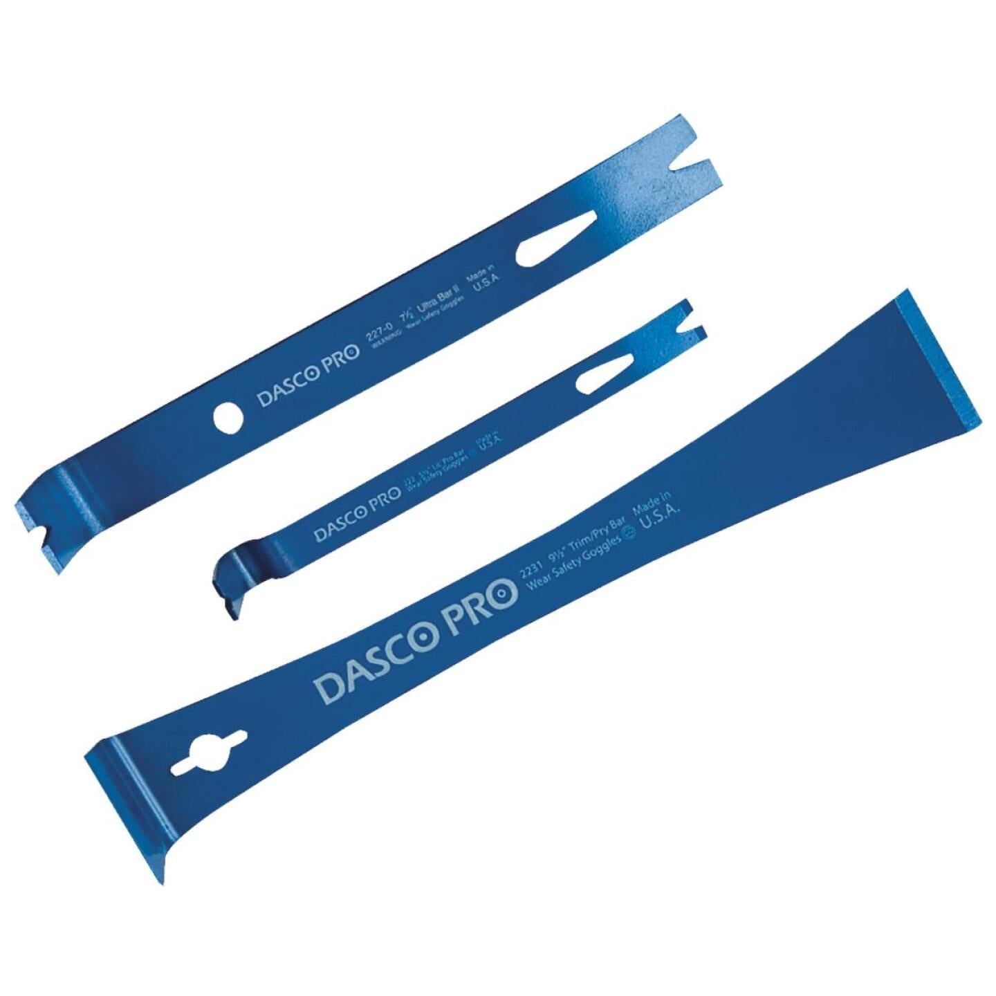 Dasco Pro 3-Piece Small Pry Bar Kit Online now