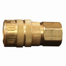Compressor Coupler, Brass, M-Style, Female, 1/4-In. NPT Sale