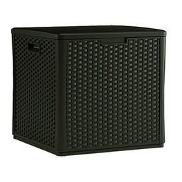Deck Box Cube, Wicker-Look Resin, 60-Gal. Online now