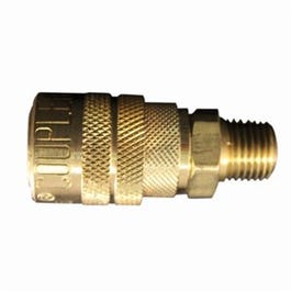 Compressor Coupler, Brass, I/M-Style, Male, 1/4-In. NPT Online Hot Sale