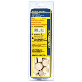 Dowel Plug, Mushroom, 1/2-In., 20-Pk. Fashion