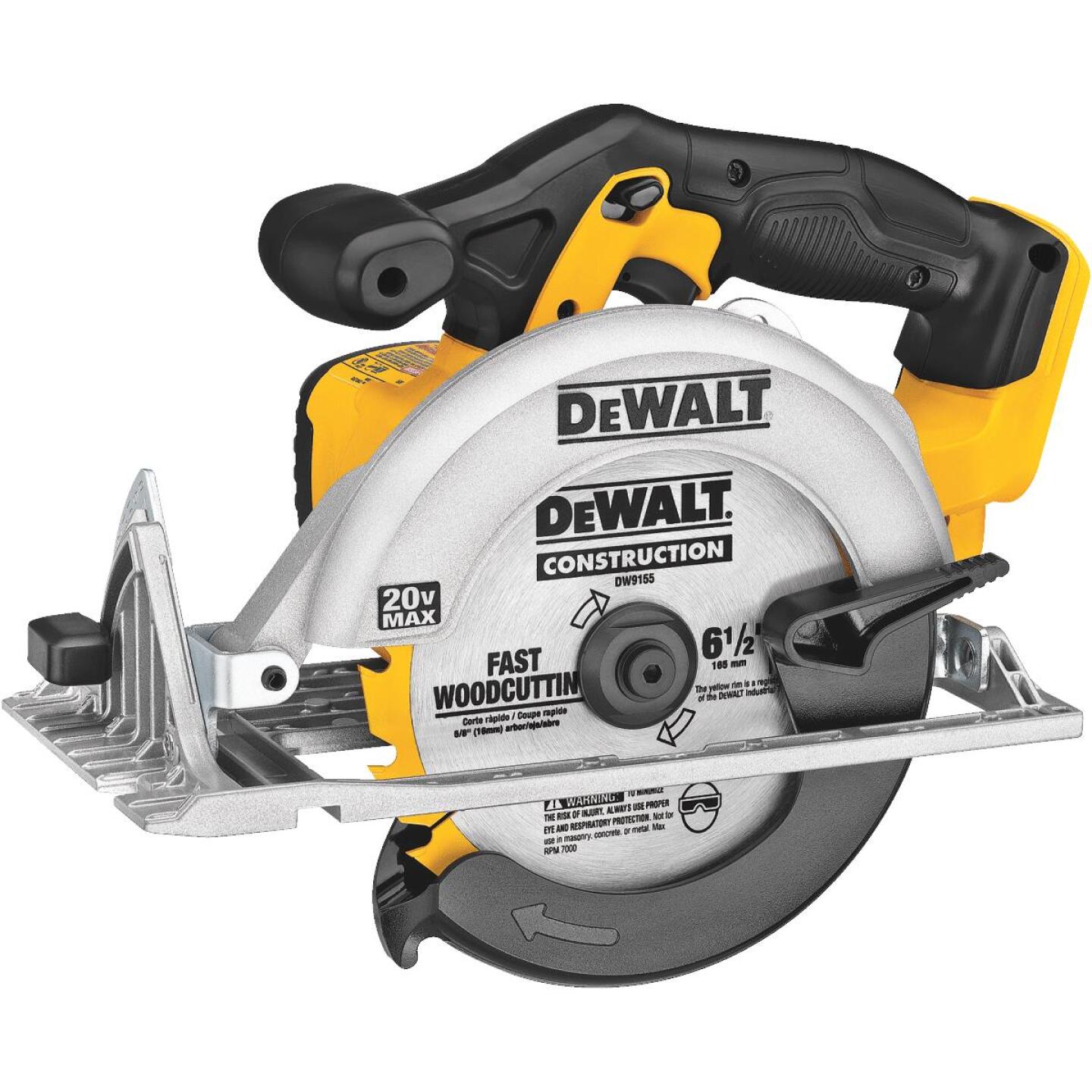 DeWalt 20 Volt MAX Lithium-Ion 6-1/2 In. Cordless Circular Saw (Bare Tool) Hot on Sale