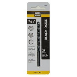 Drill Bit, Black Oxide, 15/64 x 3-7/8-In. Online Sale