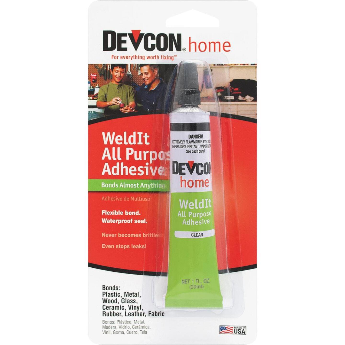 Devcon All Purpose 1 Oz. WeldIt Household Cement Adhesive Online Hot Sale