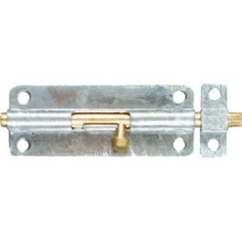 Door Barrel Bolt, Galvanized, 5-Inch Supply