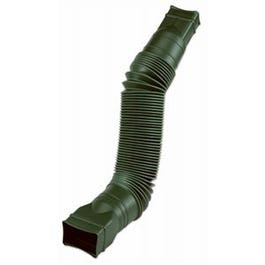 Downspout Extension, Flexible Green Poly, Extends 24 – 55-In. Online Hot Sale
