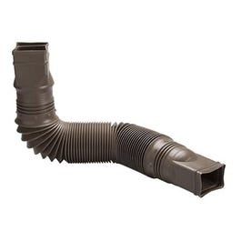 Downspout Extension, Flexible Brown Poly, Extends 24 – 55-In. Online