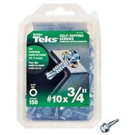 Drill Point Screws, Self-Tapping, Hex Washer Head, #10 x 3/4-In., 150-Pk. Fashion