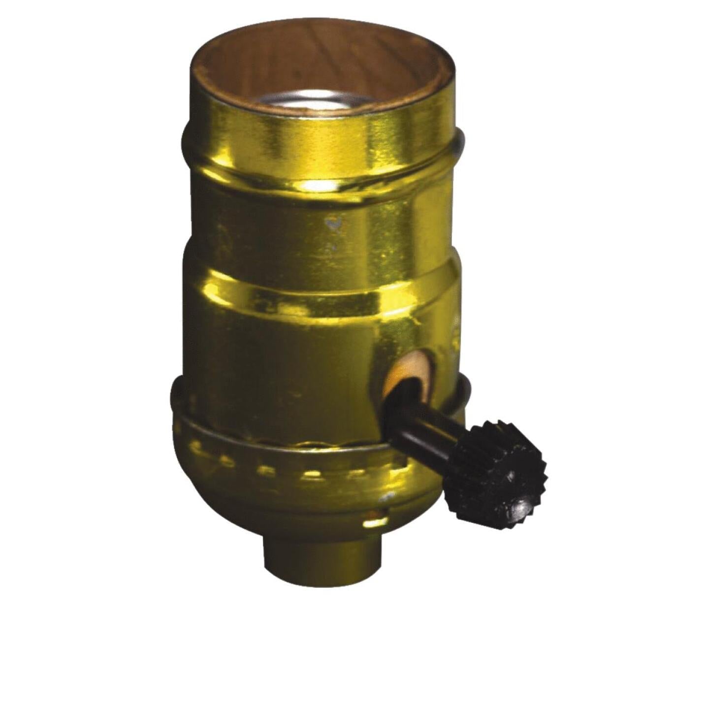 Do it Turn-Knob Medium Base Brass Lamp Socket Discount