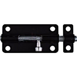Door Barrel Bolt, Black, 4-In. Hot on Sale