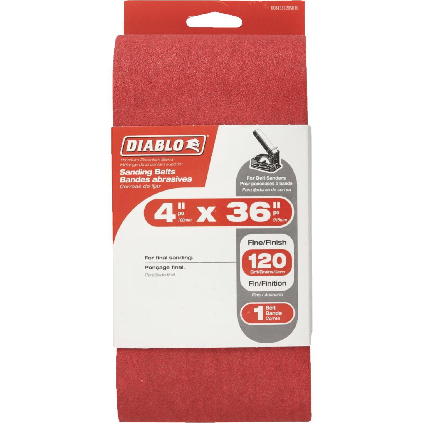 Diablo 4 In. x 36 In. 120 Grit General Purpose Sanding Belt Online Sale