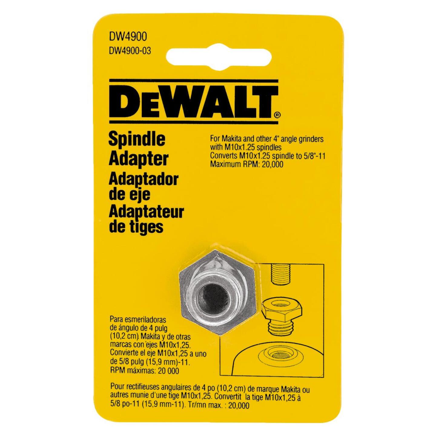 DeWalt Grinder Arbor Spindle Adapter Discount