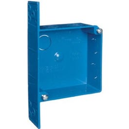 ENT Quick Connect Blue Smurf Switch & Outlet Box, 2-Gang Online Hot Sale