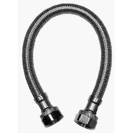 Faucet Connector, Stainless Steel, 3/8 Compression x 1/2 FIP x 12-In. Fashion