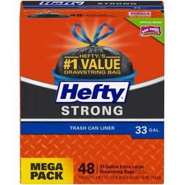 Extra Strong Trash Can Liner, Extra Large, 33-Gal., 48-Ct. Discount