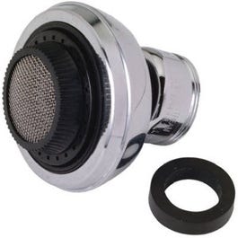 Faucet Aerator, 360-Degree Swivel Spray, Chrome-Plated, 55/64 &15/16-In. x 27-Thread Supply