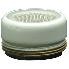 Faucet Aerator, Male, White, 15/16-In. x 27-Thread on Sale