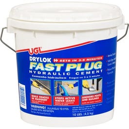Fast Plug Hydraulic Cement, 10-Lb. on Sale