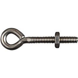 Eye Bolt With Hex Nut, Stainless Steel, 3/16 x 2-In. Online now