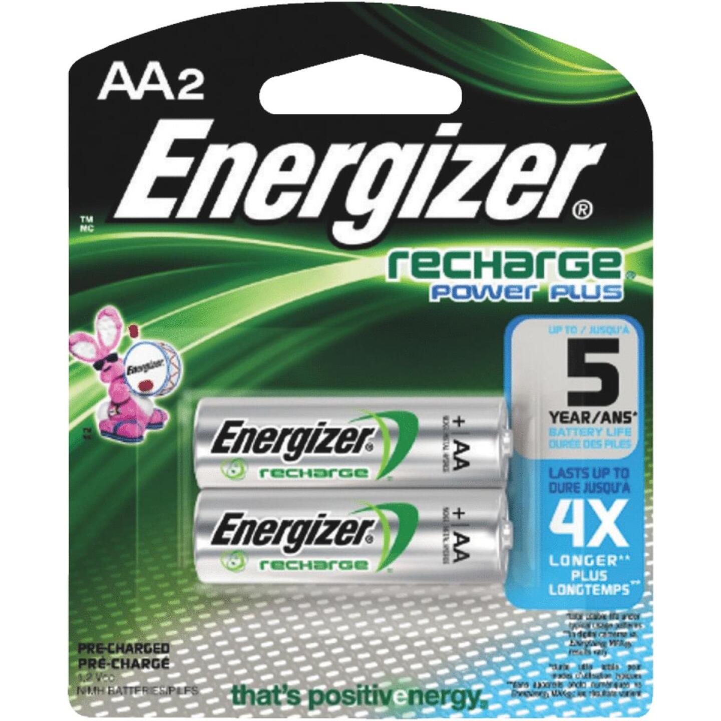 Energizer Recharge AA NiMH Rechargeable Battery (2-Pack) Fashion
