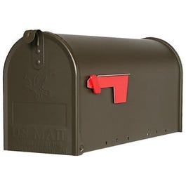 Elite Post Mailbox, Bronze Galvanized, 8.75 x 6.75 x 19-In. Fashion